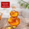 Gourd-Shaped Glass Wine Bottle for Liquor Storage – Sealed, Food-Grade, Empty, High-Grade.