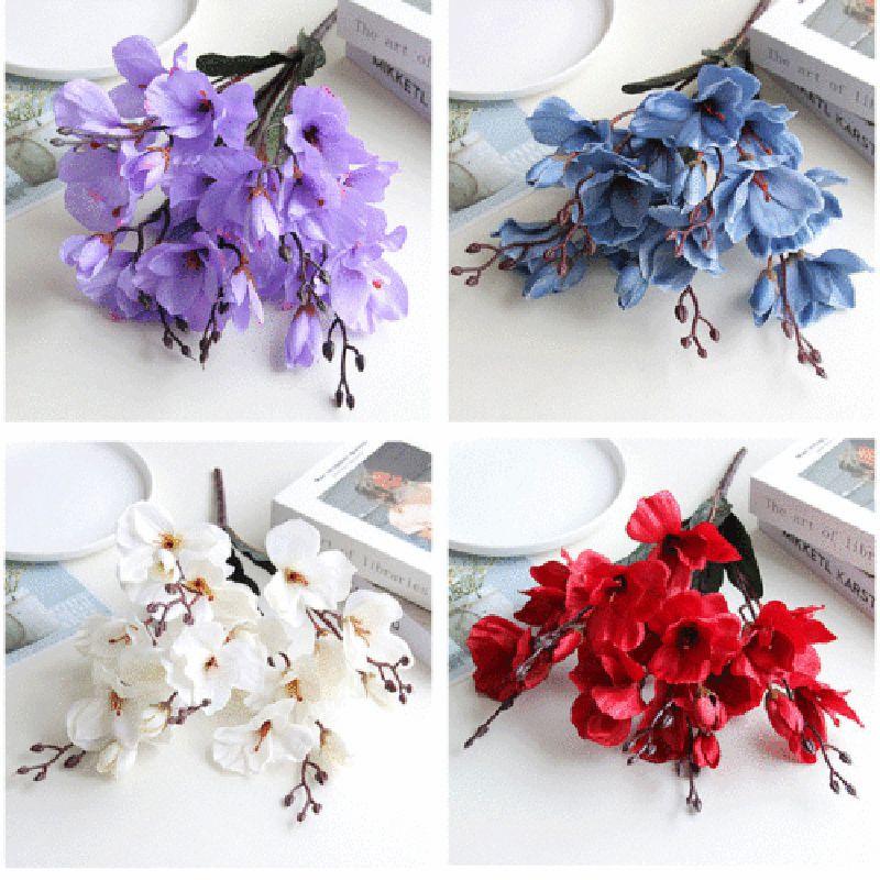 High Quality Artificial Magnolia Silk Flowers With Real Touch For Bridal Parties And Events