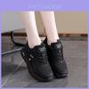 Small Shoes Women Spring Autumn Breathable Pu Casual Sneakers With Antislip Rubber Soles For Daily Use