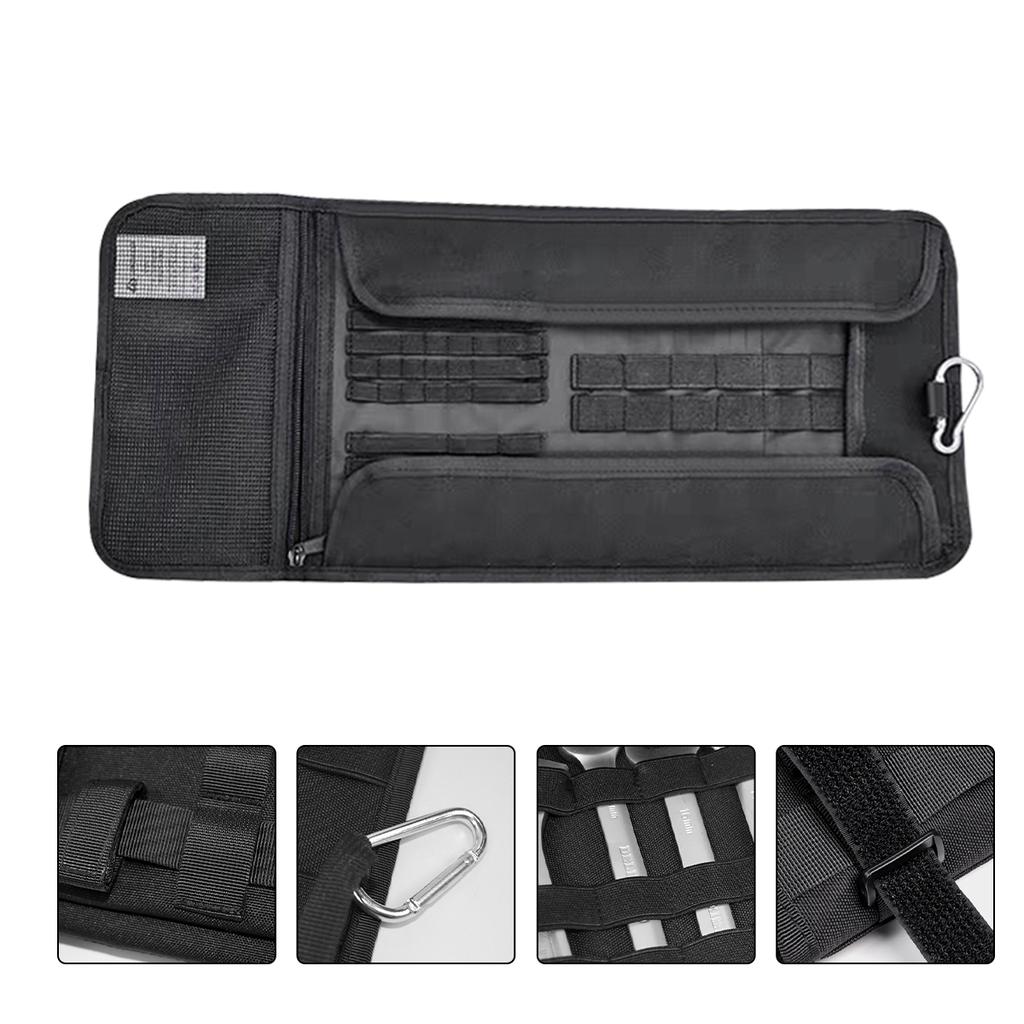 Motorcycle Tool Roll Bag Motor Side Tool Storage Bag Pouch Portable Repair Kit Tool Bag Organize Universal for BMW KTM Honda