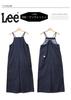 Lee Denim Overalls with Loose Indigo Blue Women's Skirt, Fit, LL9049,