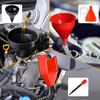 17 Pcs Automotive Funnel Set & Gas Can Spout Replacement, Funnels For Automotive And Kitchen Use,Plastic Long Neck Oil Funnel, Flexible Right Angle