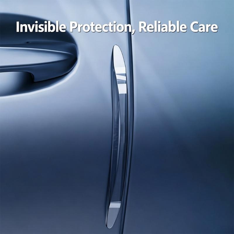 Vehicle Door Edges Guard Strips, Flexible PVC Door Bumper Protectors with Peels-and-Stick Setups for Everyday Car Owners