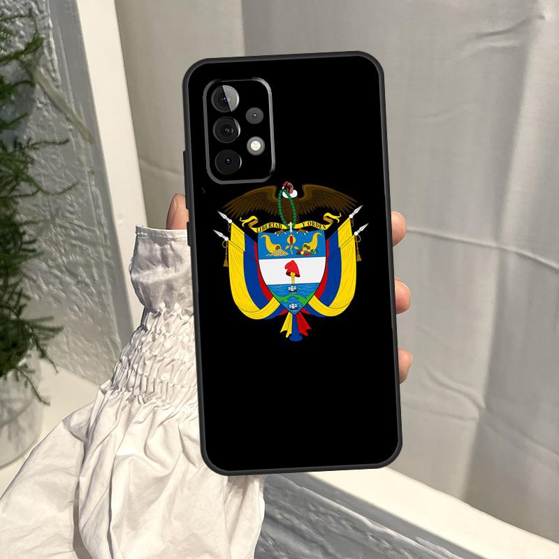 Colombia Flag Case For Samsung Galaxy A16 A36 A56 A06 A13 A53 A33 A23 A55 A35 A17 A54 A34 A14 A52 A32 A15