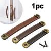 Durable Leather Furniture Handles Universal with Screws Kitchen Cabinet Handles Hardware Door Handles
