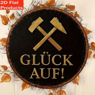 Iron Wall Art Metal Sign Decor for Home Office Cafe Shop Garden Decoration