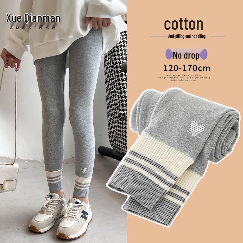 

Xueqiman Детские хлопковые леггинсы с флисовой подкладкой S (150)