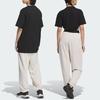 adidas Logo Pants Solid Color Logo Thickened Cuffed Loose Knit Sports Pants Unisex Pants Phosphor-Brown IV7588
