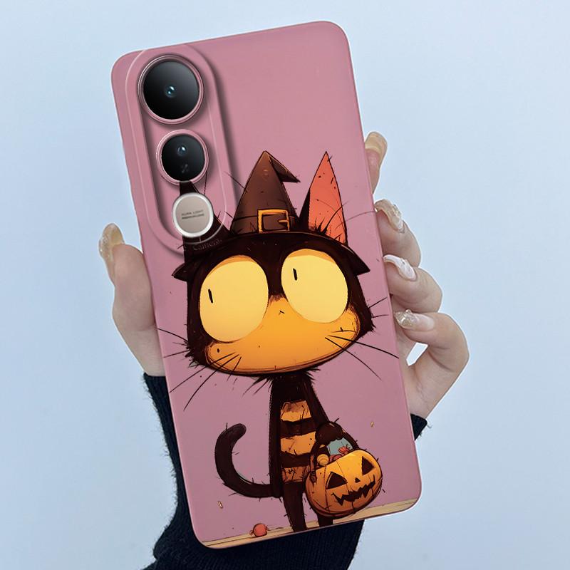 For Vivo V50 Lite Case Lovely Phone Shell Soft Liquid Silicone Back Cover For Vivo V 50 Lite Full Protection Shockproof Bumper