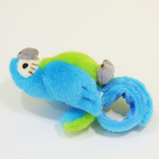 Plush Parrot Slap Bracelet Swan Dolls Tag Patch Toy Accessory Fun Stuffed Animal Plush Toys for Party Decorations