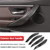 Decorazione Pannello Cruscotto Aria Condizionata Console Centrale Auto Fibra di Carbonio Per BMW Serie 3 4 3GT F30 F32 F34 Accessori Interni