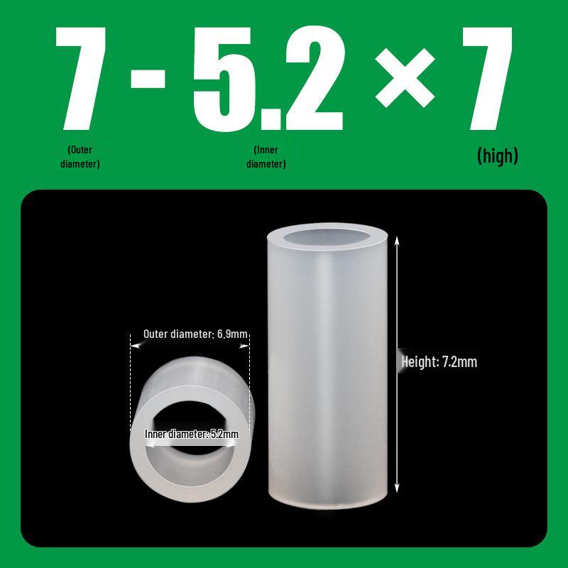 Nylon Insulating Spacer M4M5 Round Riser for LED Lamps and PCB Support