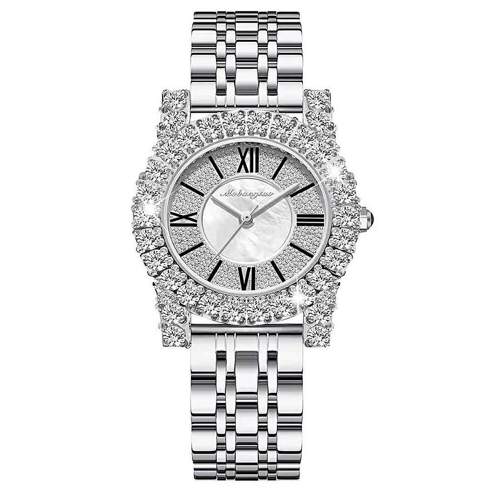 Versatile Fashion Ladies Watch Steel Belt Diamond Starry Sky Quartz Waterproof Watch Tide