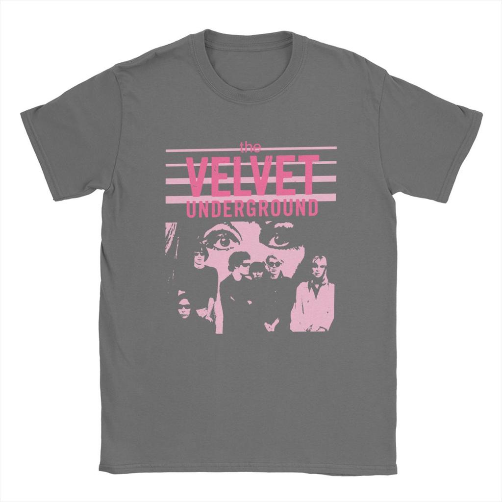 Pánské bavlněné tričko The Velvet Underground Vtipná trička s kulatým výstřihem Krátký rukáv Oblečení Nápad na dárek