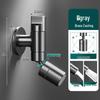 Brass Dual Outlet Washing Machine Faucet with Automatic Shut-off Valve