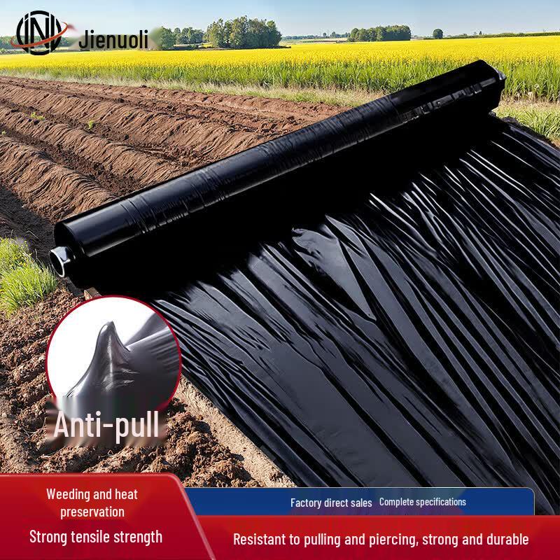 JNL Heavy-Duty Anti-Aging Black Agricultural Mulch Film
