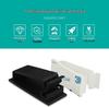 Adhesive Cable Clips - Wire Tie Holders, Flat Cable Buckle Organizers, Black and White
