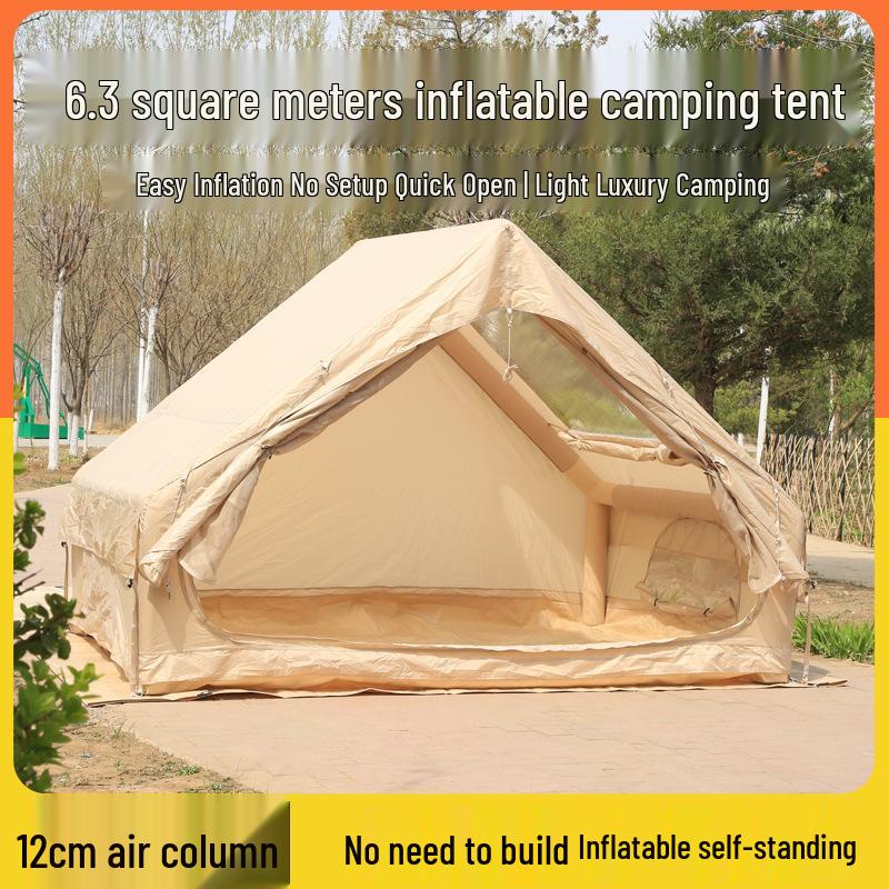6.3 Sq M Portable Rainproof Folding Camping Tent Cabin