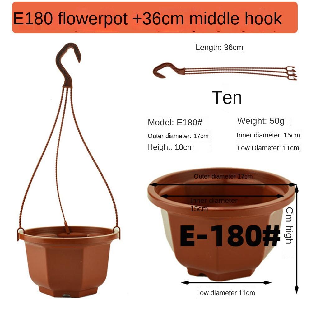 Ghiveci suspendat Ghiveci de flori din plastic Ghiveci pentru suculente Ghiveci suspendat pentru orhidee Pentru balcon Grădină Materiale de plantare 9.8cm