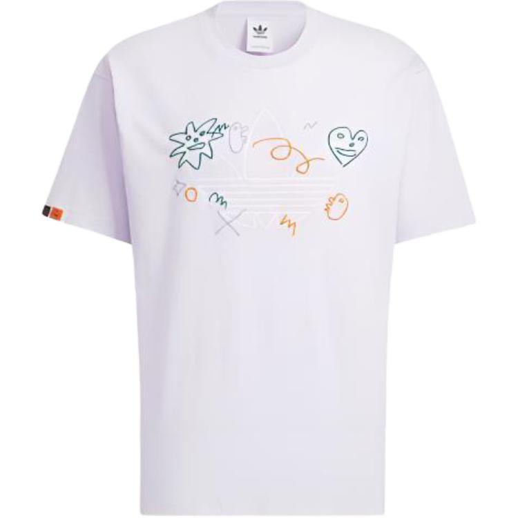 Adidas Originals T Shirt Men s Light Purple HR6460 XS