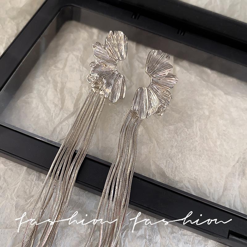 Европейские и американские ретро серьги с длинной бахромой, уникальный дизайн, преувеличенные серьги-личности, серьги