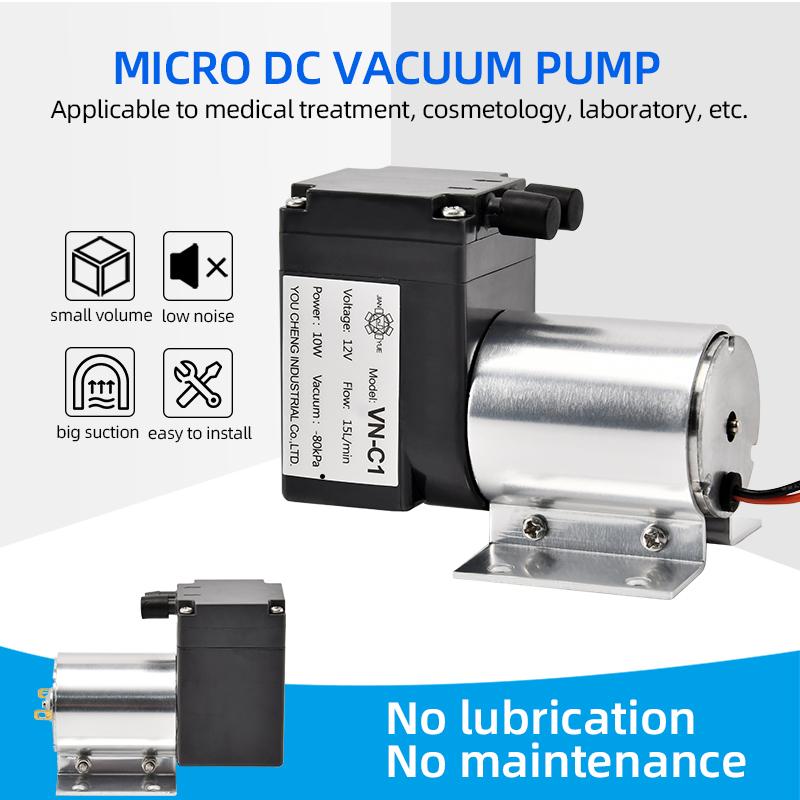 DC Diaphragm 12v/24v Small Mini Air Vacuum Pump VN-C1 For Medical Cosmetology