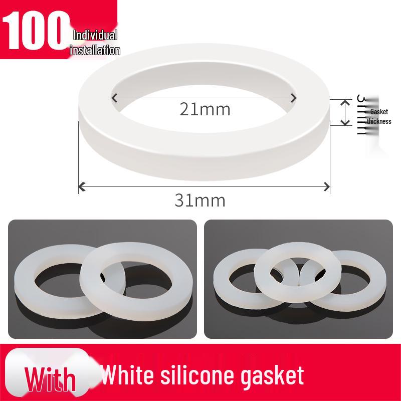 4-Punkt Silikondichtung & 6-Punkt Gummihahn-Unterlegscheiben-Set