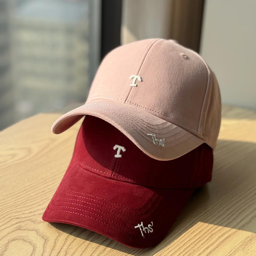 New simple letter embroidery big head circumference wide brim baseball cap for men and women traveling versatile and showing face small hard top cap