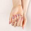 MEGA K TIPS Handgefertigte Semi-Permanente Nagelspitzen Pink Romance 30 Spitzen