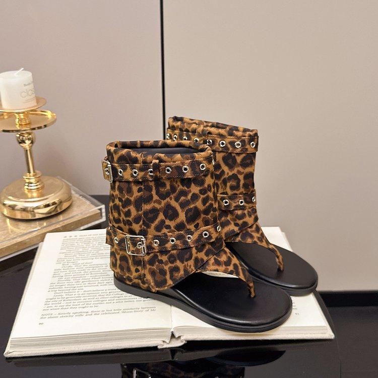 Vintage Western Jeans Tube Cool Boots Women's 2026 New Summer Spice Girls Stylish Inner Heel Heel Mezzanine Sandals
