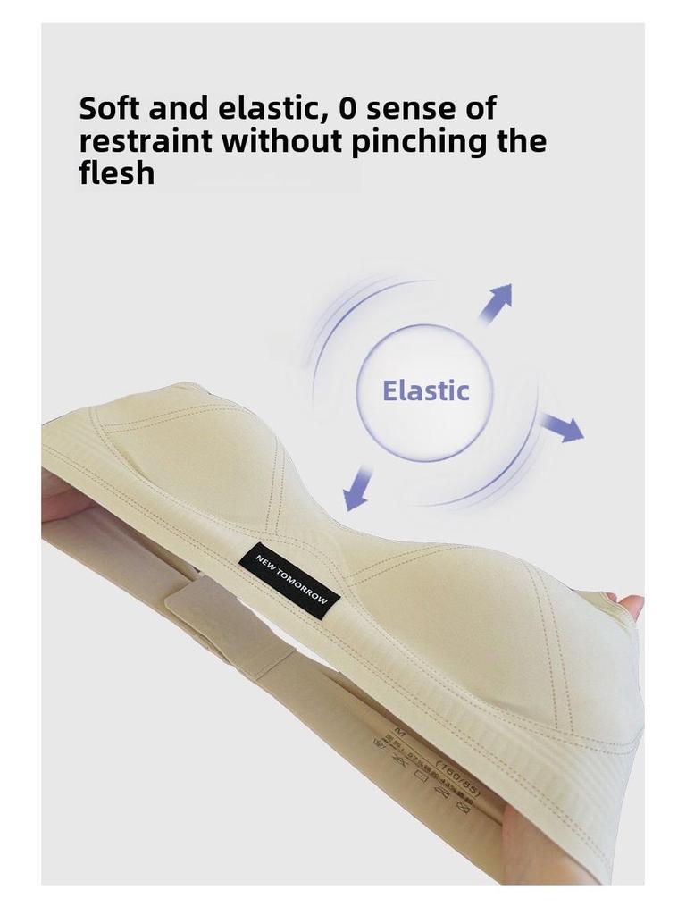 Liquid Cloud French Triangle Women's Deep V Lifting Seamless Bra