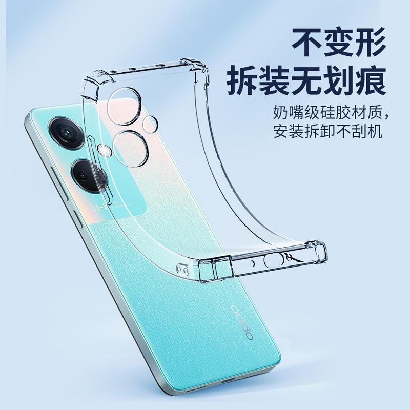 Applicable To oppoReno1 Mobile Phone Case Reno1Pro New oppoReno1Pro Transparent Oppo Four Corners Reno1