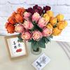 Rose Flower Elegant Bouquet With Silk Cloth For Photography And Event Decoration