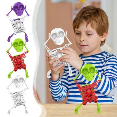 Dancing And Swinging 3D Skeleton Toy, Dancing Skeleton Toy, Wind Up Skeleton Dancing Toys, Relief Stress Dancing Toys, Clockwork Desktop Toys