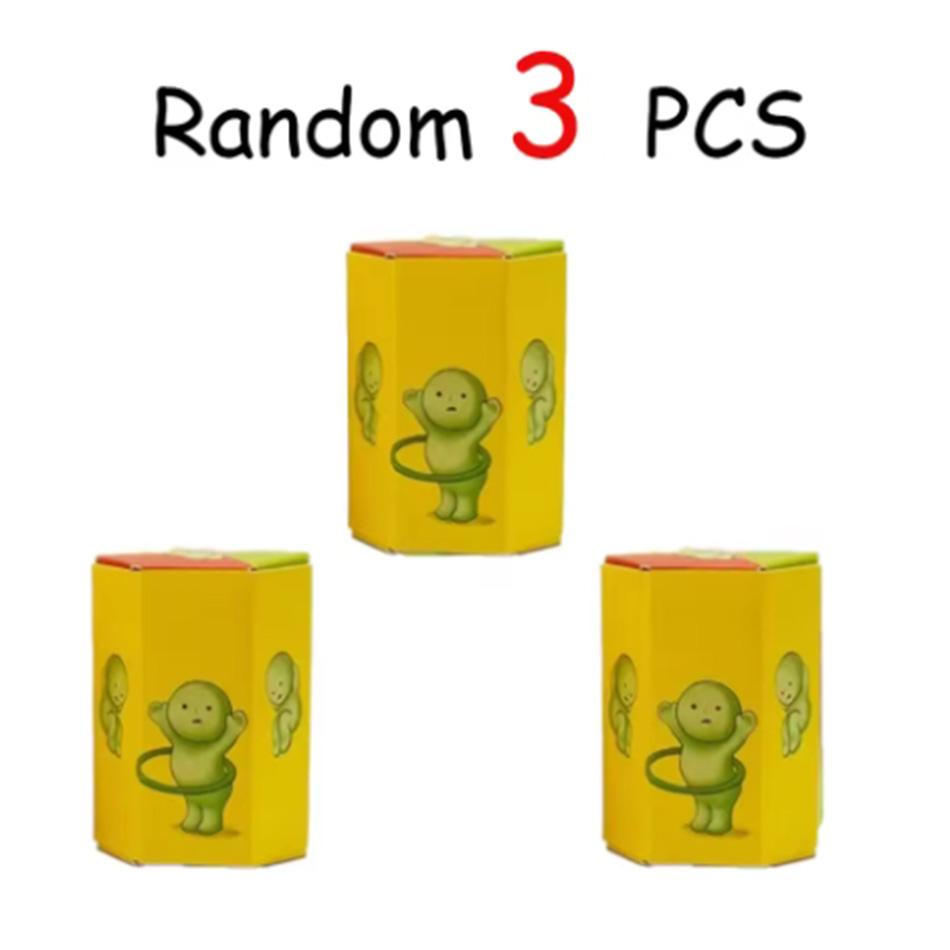 Smiski Фосфоресцирующий Зеленый Поп Мистери Blind Box Фигурка Светящаяся в Темноте Декор Игрушка Подарок Сюрприз