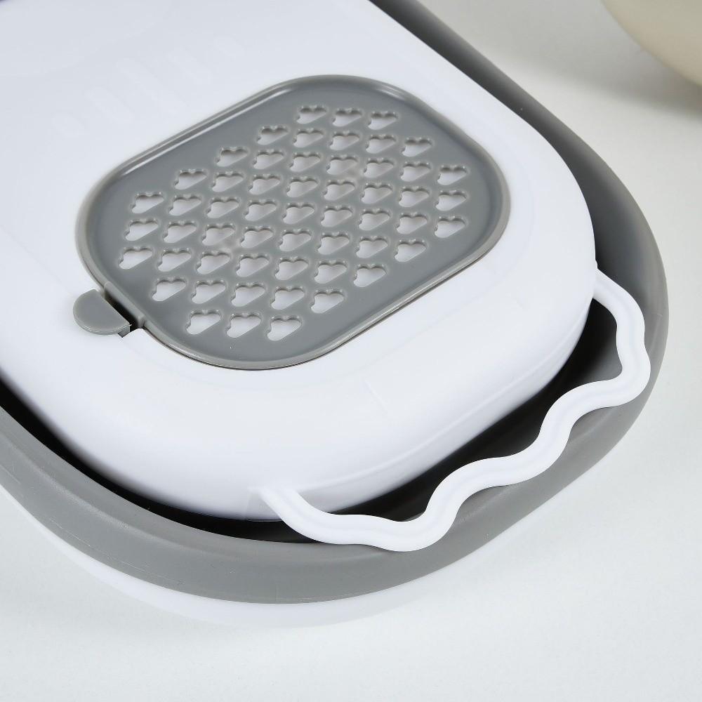 Hands-Free Wall-Mounted Trash Bin Space Saving Foldable Storage Bin No-Bending Trash Can  Bathroom