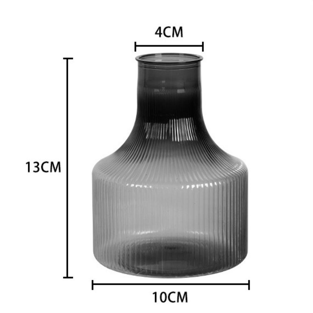 

New Transparent Hydroponic Plants Pot Plastic Home Decoration Plant Bottle Flowerpot сірий