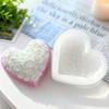 DIY Valentýnská Láska Růže Silikonová Forma Ručně vyráběné Mýdlo Svíčka Výroba Srdce Tvar Růže Aroma Sádra Pryskyřice Forma