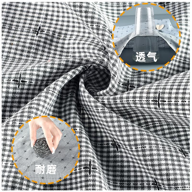 New Home Kitchen Apron Pure Cotton Women's Fabric Soft Summer Thin Cooking Waist Foreign Style