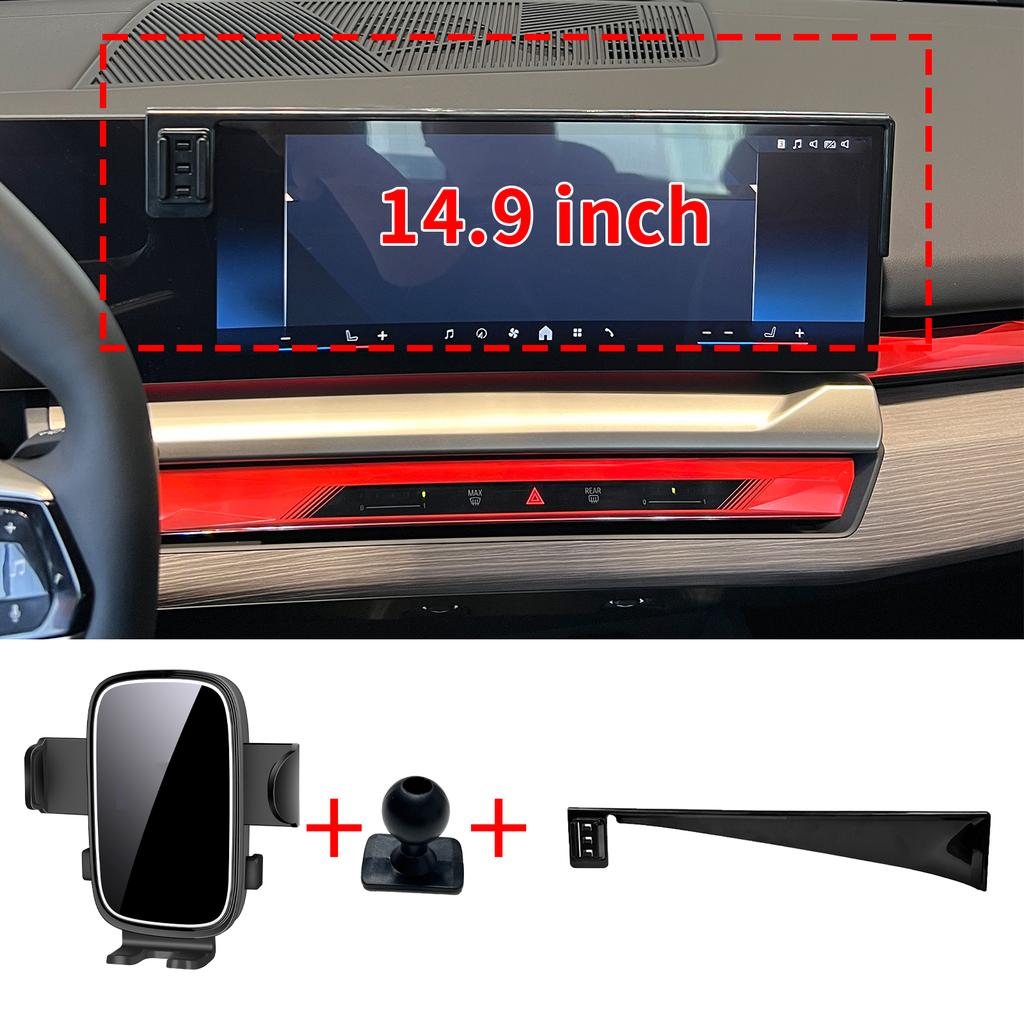 Geschikt voor BMW 5 Serie i5 2024 2025 2026 G60 Geïntegreerde Schermhouder Telefoonhouder Mount Auto Accessoires