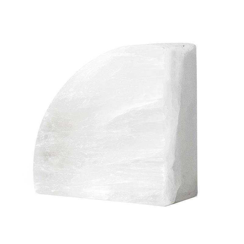 Geometric Marble Bookends – Modern Desk and Living Room Decor