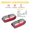 For Porsche Cayenne 92A MK2 958 Macan 95B 911 Boxster 981 LED Car Door Interior Welcome Ghost Shadow Projector Light Accessories