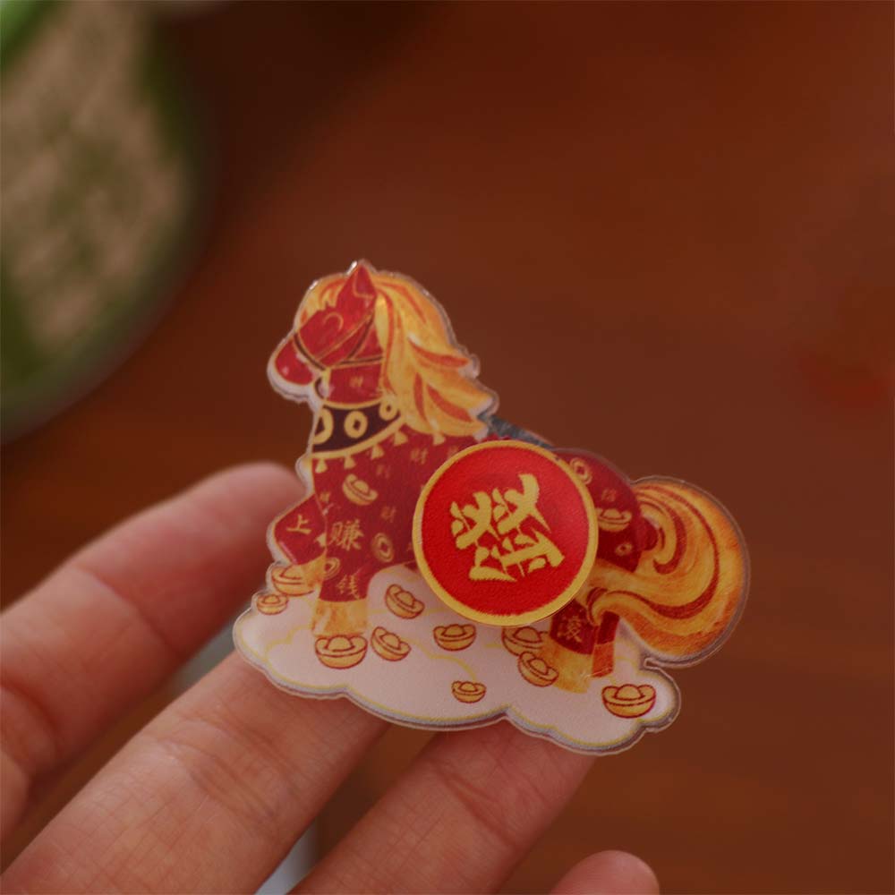 God of Wealth New Year Magnetic Sticker Cartoon Lucky Magnetic Sticker  Chinese New Year