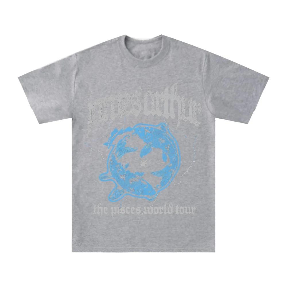 James Arthur Pisces World Tour Concert Vintage Unisex Hip Hop Apparel Fan Gift High Quality Cotton Crew Short Sleeve TShirt