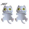 Funny Desktop Ornament 3D Printed Bat Can Holder, Cartoon Vampire Cat Stand Soda Holder for Standard Cans, Halloween Decor, Novelty Party Gift Drink