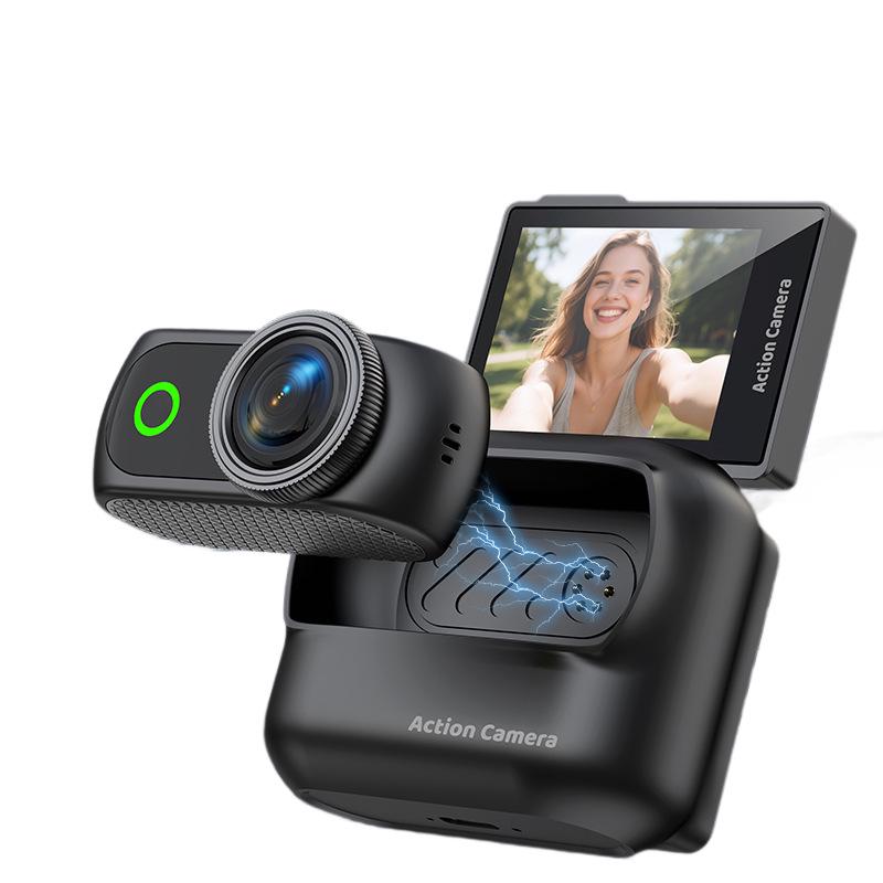 Magnetic Thumb HD Sports Camera with WiFi & Detachable Charging Case for Outdoor Riding