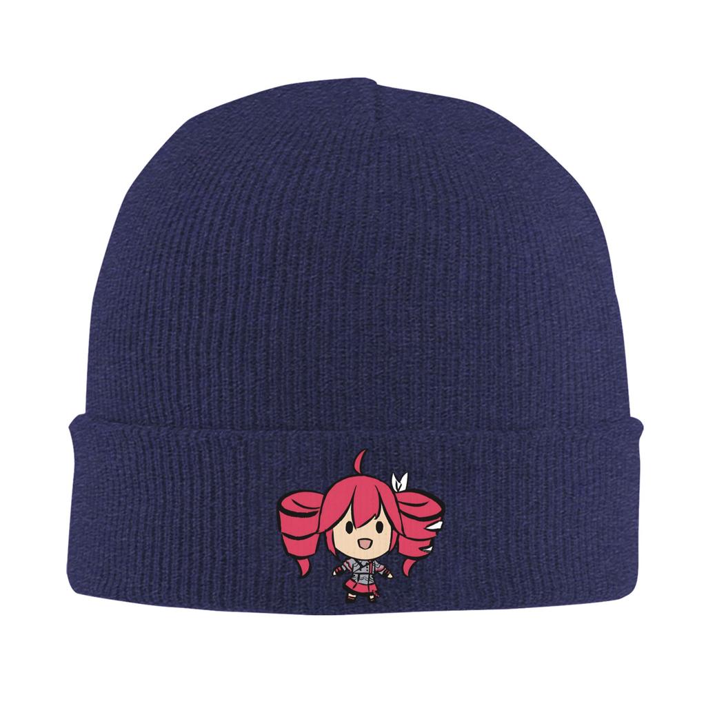 Triple Baka Kasane Teto  Beanie Hats  Bonnet Hats Men Women Trendy Kpop Knitted Hat Autumn Design Warm Soft Caps