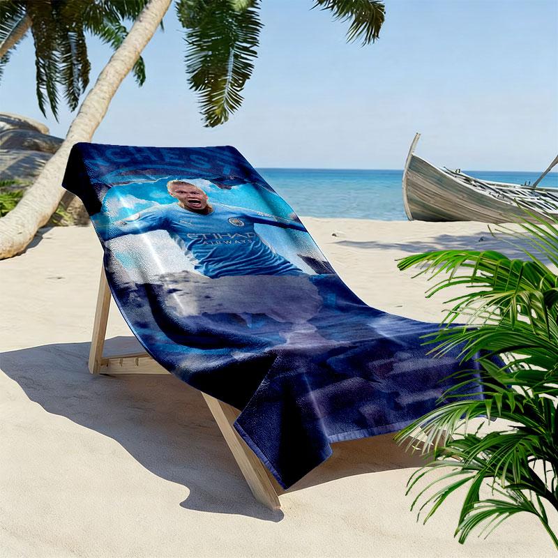 Haaland Dream Print Beach Towel, Large Soft Quick Dry Towel for Beach Camping Swimming