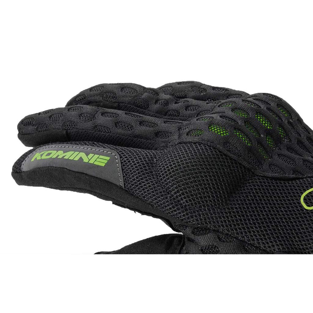 KOMINE Motorcycle Protective Cooling Mesh Size M Mesh for and Autumn Gloves, Black/Red, (GK-243 12977), Material, Spring, Summer,