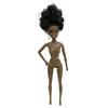 30cm Height Black Dolls Multi-jointed Black Skin African Dolls with Black Hair for Girls Diy Dress Up Toys